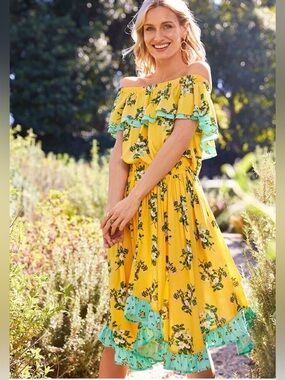 Matilda Jane "Daydream Hooked on a Feeling" High-Low Dress (only)